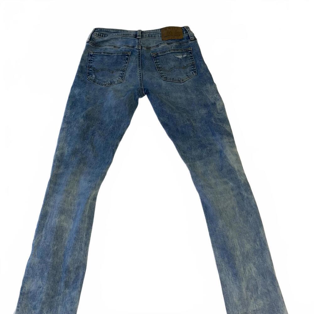 American Eagle Next Level Flex Slim Men’s W28 x L32 Distressed Light Wash Jeans - Picture 6 of 8